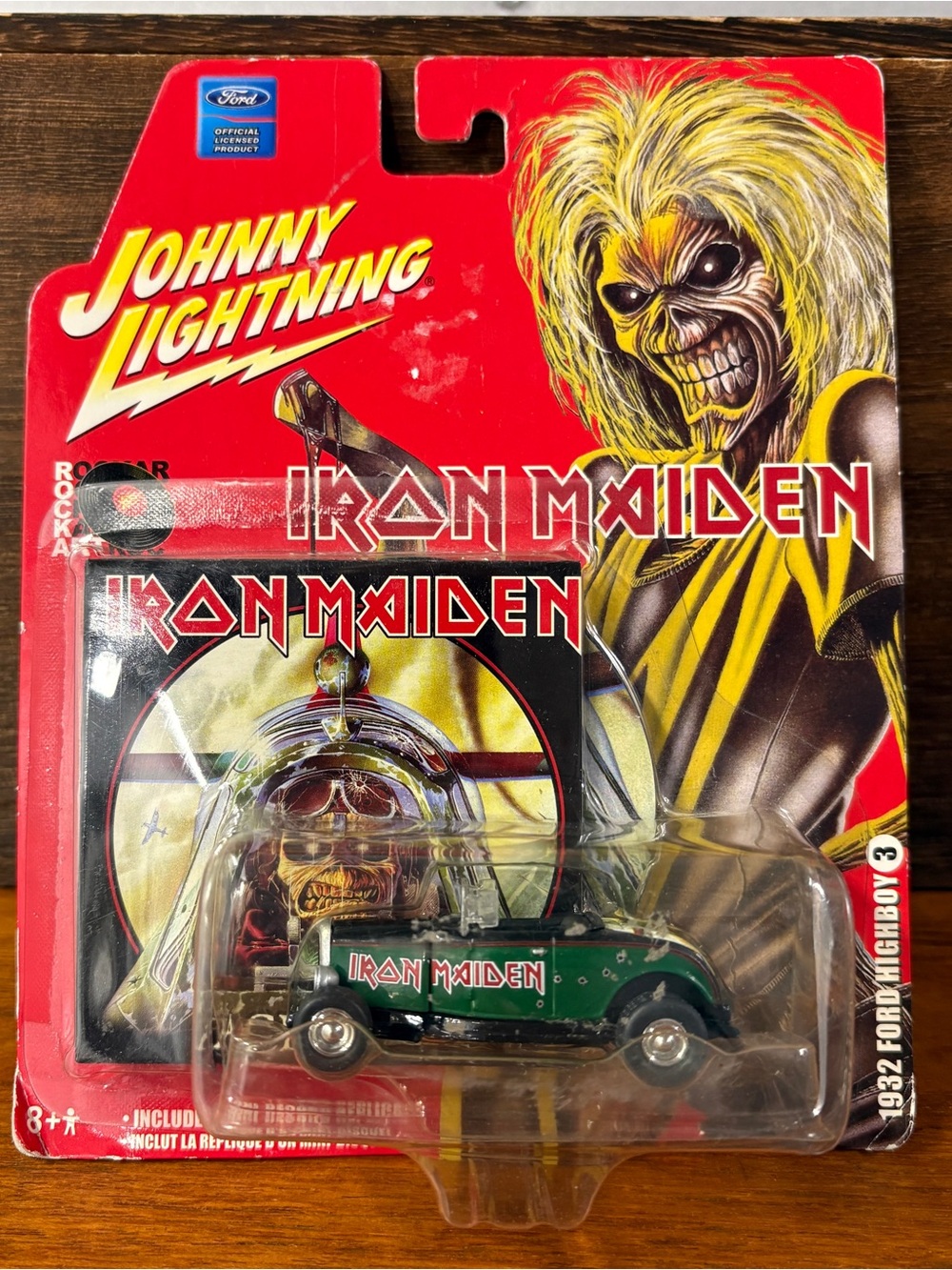 2005 Johnny Lightning Rock Art #3 Iron Maiden 1932 Ford Highboy